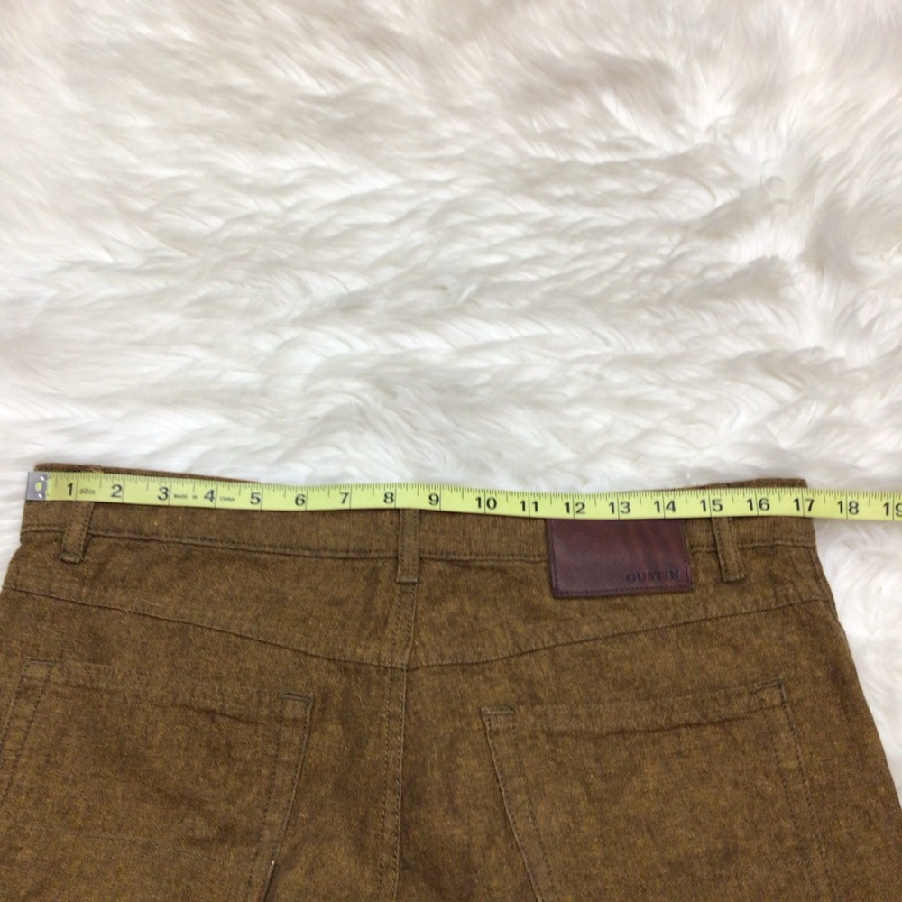 Gustin Jeans Mens Straight 5 Pocket Knit 34 - Picture 4 of 11